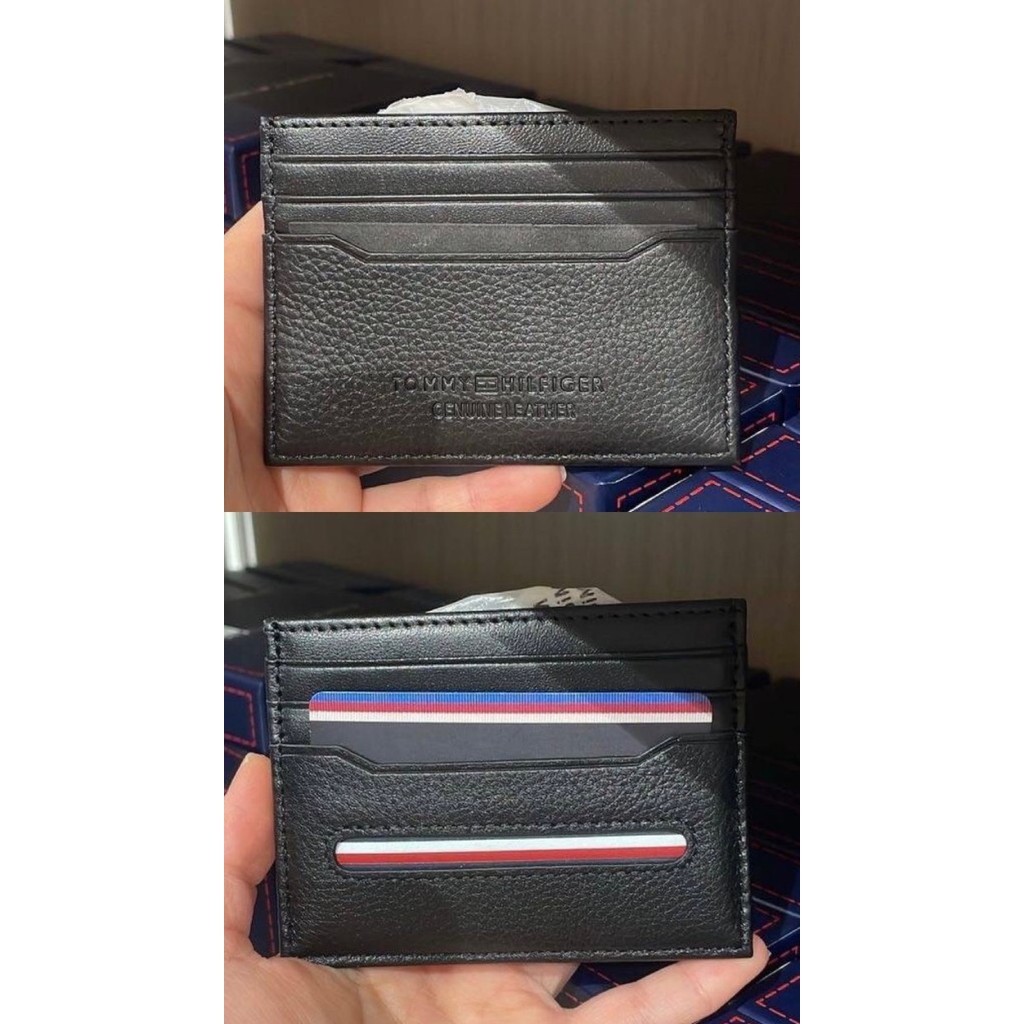 

BEBAS ONGKIR - TOMMY HILFIGER Card Holder/Wallet AUTHENTIC With Box, Tag, Plastic Bag