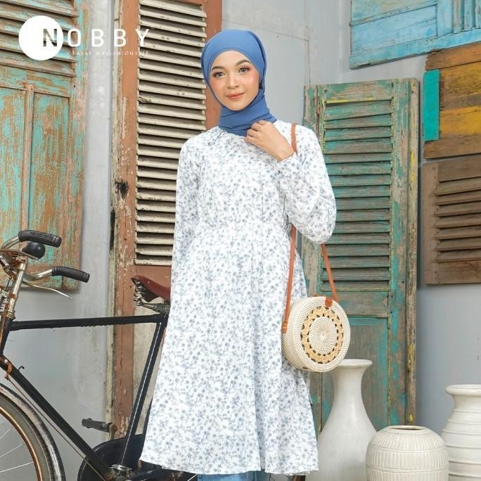 Nobby Hijab Atasan Wanita Khilana Tunik Baju Muslim Wanita