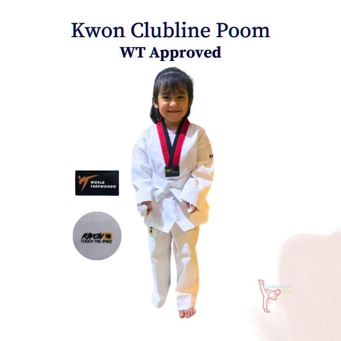 Baju Taekwondo Kids - Kwon Clubline POOM