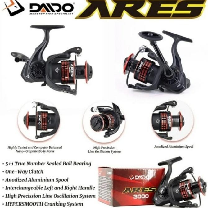 REEL PANCING DAIDO ARES 1000/2000/3000/4000/6000 MURAHH