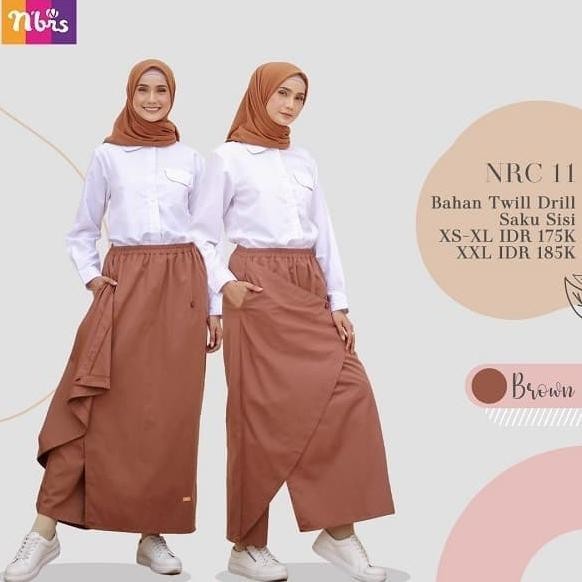 Rok Celana Wanita Muslimah Panjang Polos Rocella Nrc 11 Rocela Nibras