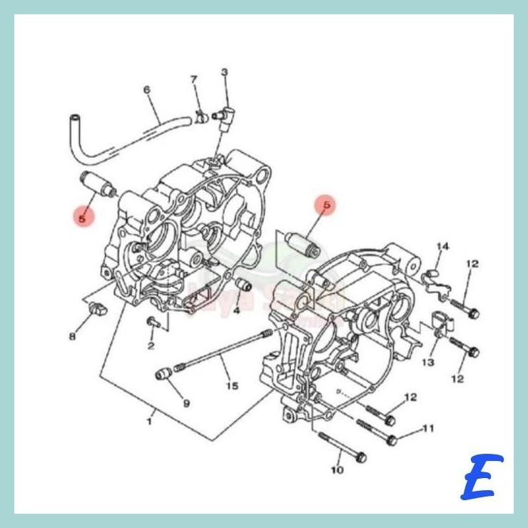 | SOJ | BOS ENGINE MOUNTING VEGA R JUPITER Z ASLI YAMAHA