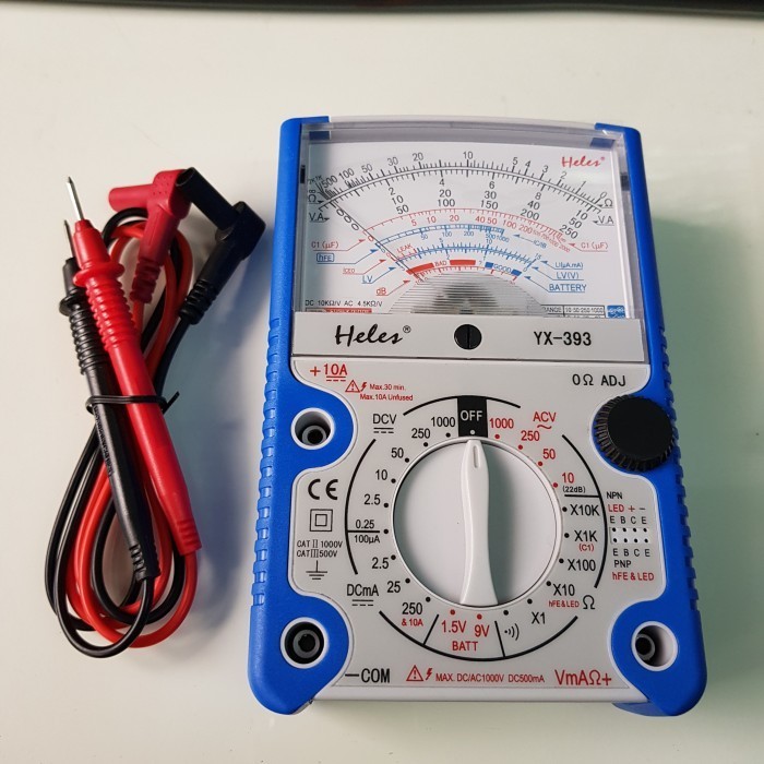 Multitester Heles Analog YX 393/Avometer Analog Heles YX 393