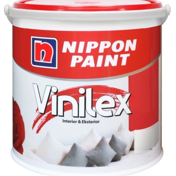 HARGA DISC - cat tembok dinding kayu dan besi vinilex nippon paint kemasan 5kg