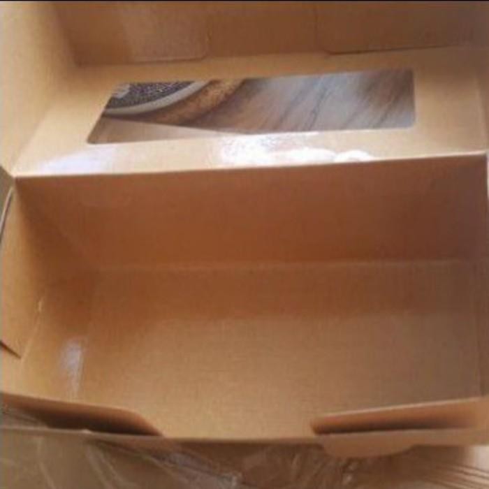 

Box 20X10X10 Box 22X10 X 5 Kraft Box Brownies Box Bolu Box Roti Bakar 085