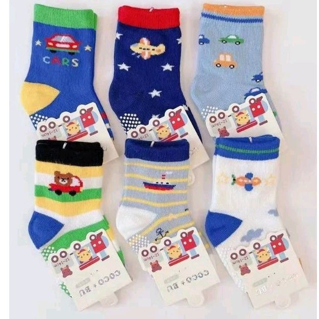 Kaos kaki anak laki-laki Tk / Kaus kaki Tk Anti slip 5-8tahun(18-20)