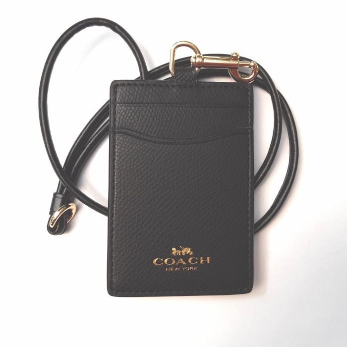 

Name Tag Holder Lanyard Gantungan Id Card Full Black
