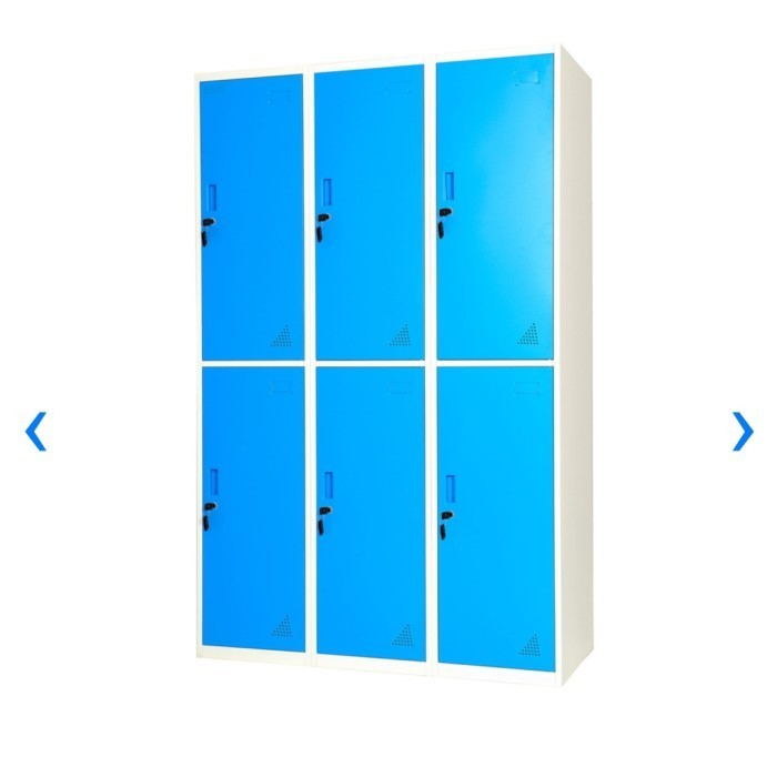 

Krisbow Loker 6 Pintu Multi Coloumn - Biru /Loker