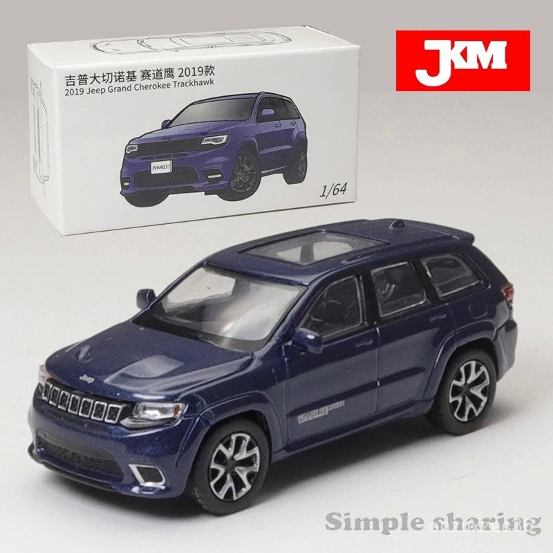 JKM 1/64 Jeep Grand Cherokee Trackhawk 2019 Toyota 1993 Hilux 2008 Mazda6 Model Mobil Paduan Mainan 
