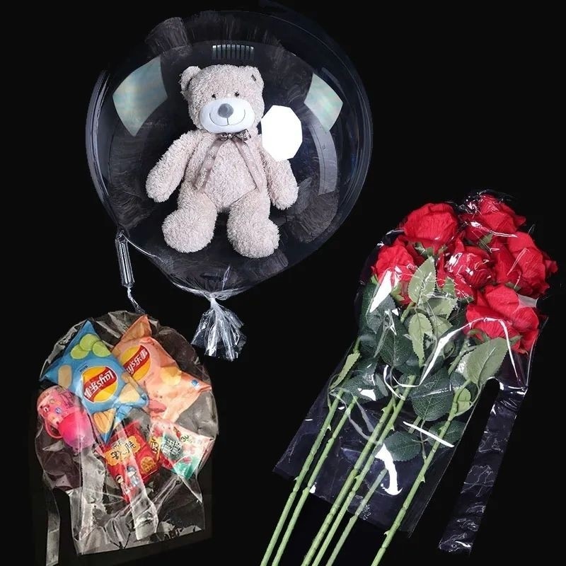 balon bobo PVC 26 INCH mulut balon besar untuk buket snack / boneka