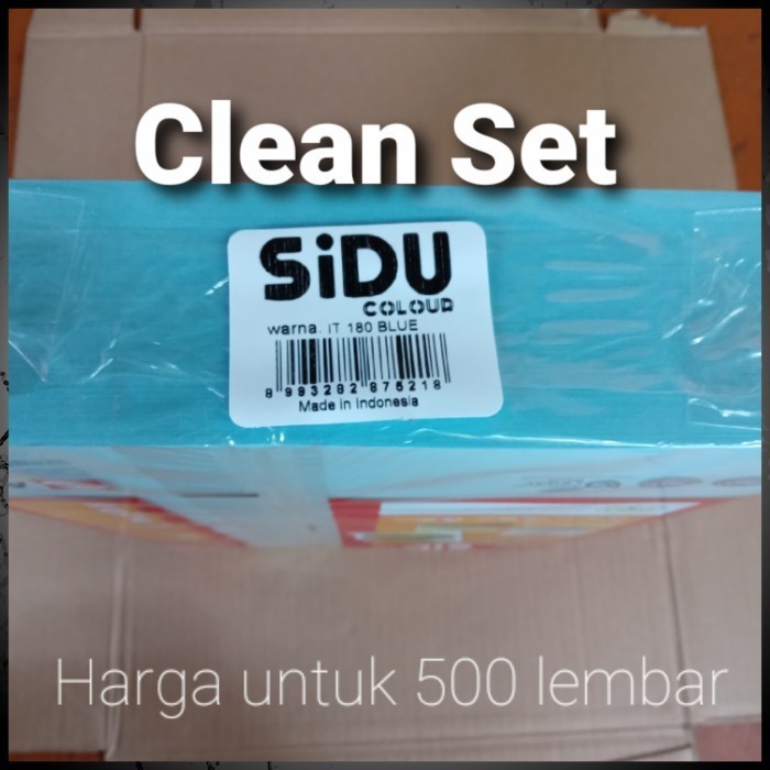 

Kertas Hvs Warna Sidu A4 80 Gsm It 180 Blue