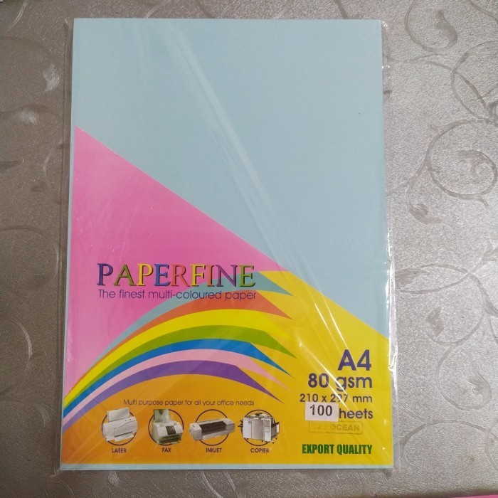 

Kertas Paperfine A4 500 Sheet 80 Gram - Kertas Warna (Ii)