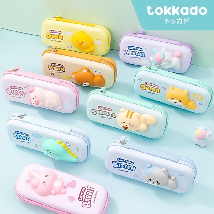 

Tokkado Fuwa Squishy Pencil Case Kotak Pensil Besar Anak Sekolah Lucu