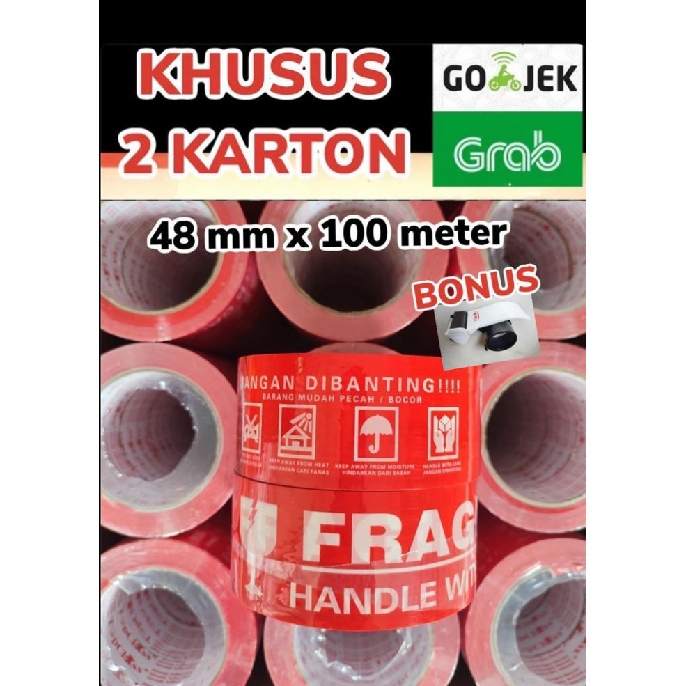 

Link Khusus 2 Karton Lakban 2 Inch Khusus Grab / Gojek Instan