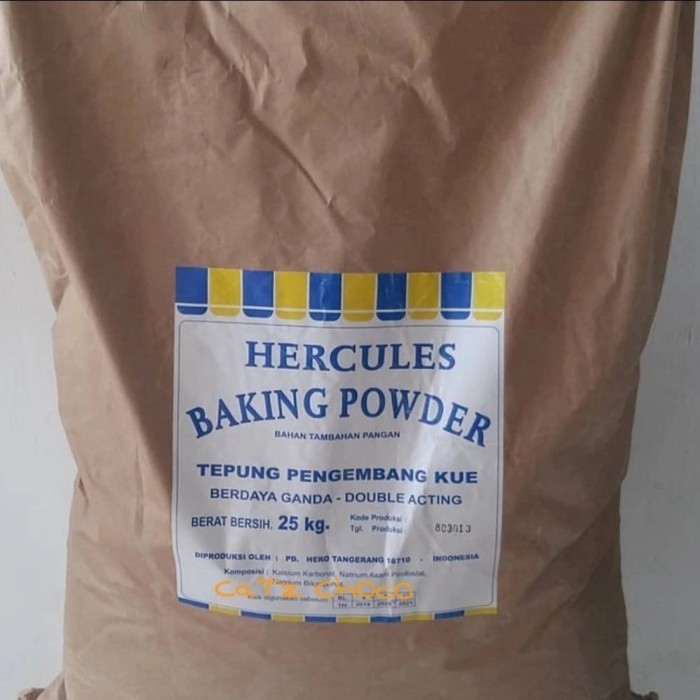 

Hercules Baking Powder Double Acting 25Kg Zak