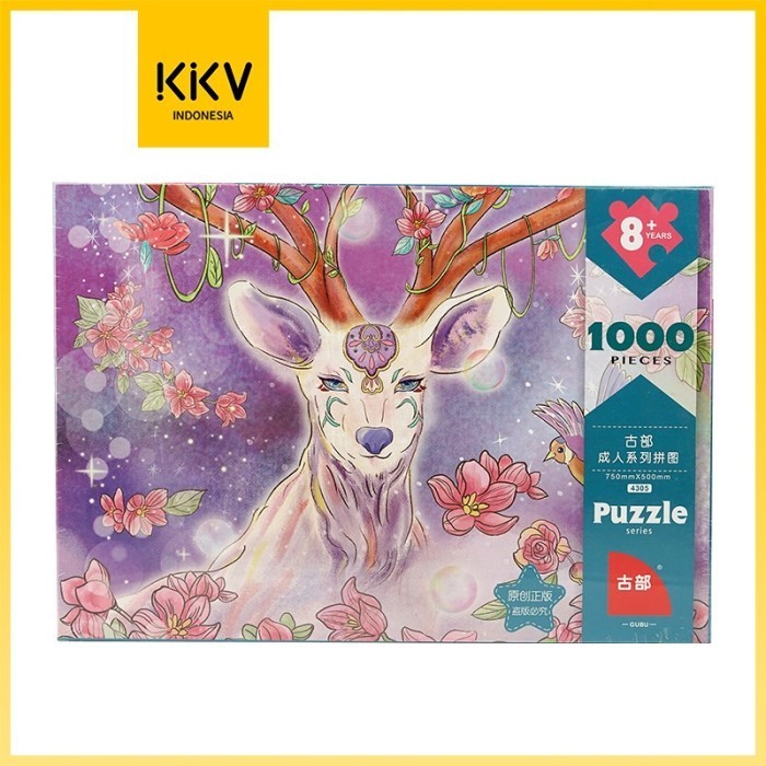 Kkv Gubu Puzzle Moose Of Dreams 2D Puzzle Jigsaw Diy Deer Rusa 1000Pcs