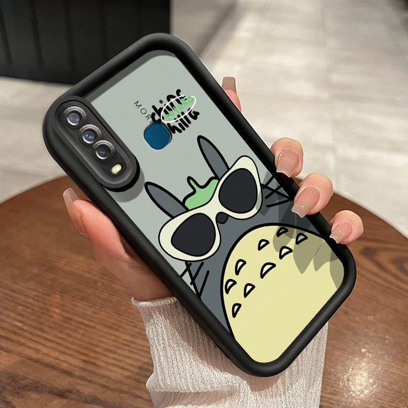 Casing Hp VIVO Y17 Y15 Y12 Y12i Y3 Y3s 2020 Case pola lotso desain HP lensa Softcase kamera Sepasang