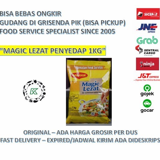 

Magic Lezat Yedap Rasa Serbaguna 1Kg Food Service