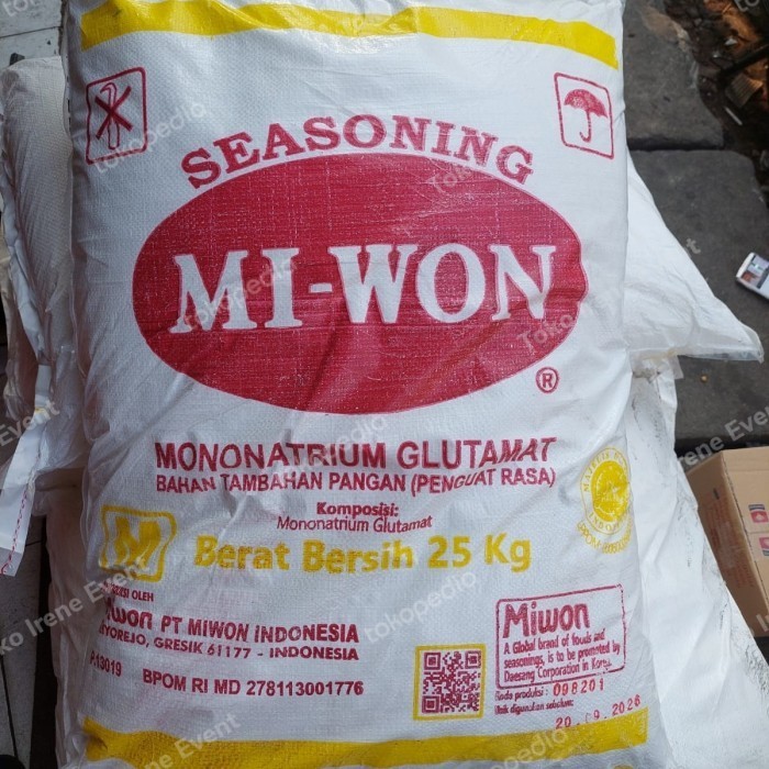 

Won Msg 25 Kg Yedap Makanan (Khusus Grab Dan Gojek)