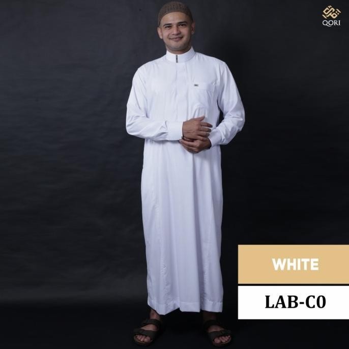 Promo  Qori Apparel Jubah / Gamis Premium Labid (Lengan Manset) Lebaran 2024