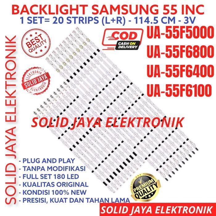BACKLIGHT LAMPU LED SAMSUNG UA55F6100 UA55F6400 UA-55F6100 UA-55F6400