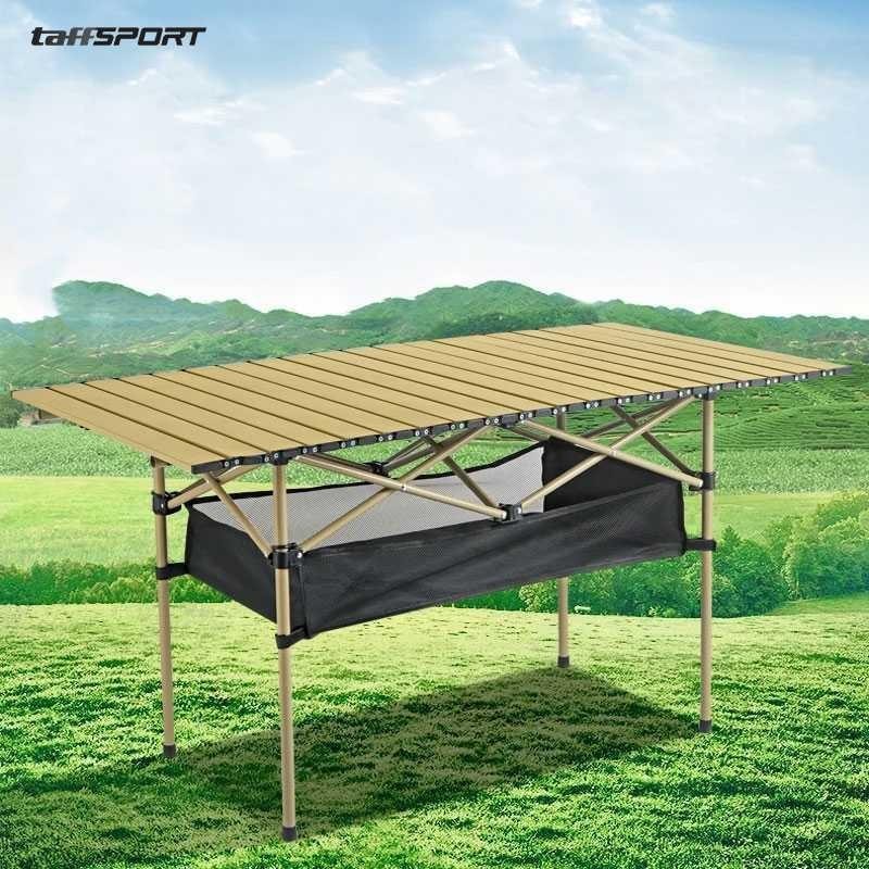 Meja Lipat Outdoor Camping Folding Picnic Table 120x55x50cm TX120 Meja Kursi Anak Jualan Makan Bekas