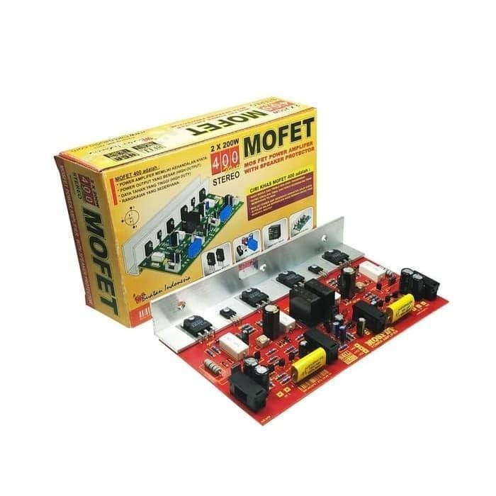 KIT POWER MOFET 400W STEREO TR FINAL ASLI 400 WATT AMPLIFIER BELL BGR