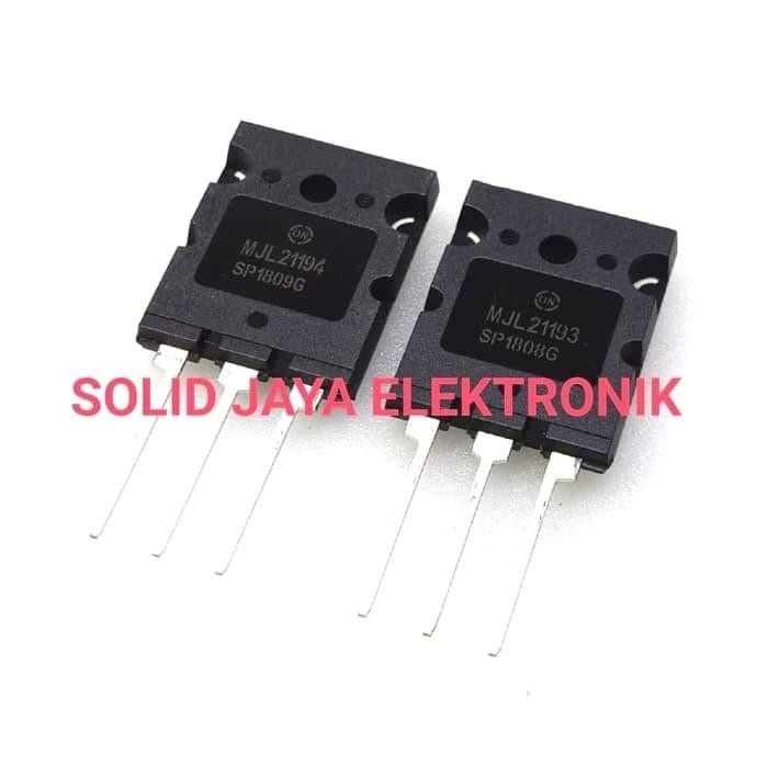 TRANSISTOR MJL21193 MJL21194 MJL 21193 MJL 21194 TR FINAL ASLI ORI