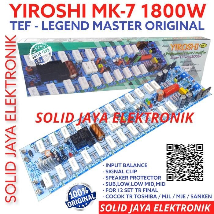 KIT DRIVER YIROSHI MK7 MK 7 MK-7 POWER AUDIO SUPER DRIVER 1800W