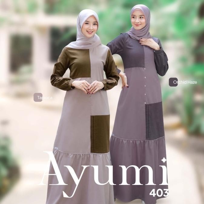 Terlaris Gamis Ethica Ayumi 403 Pengiriman Cepat