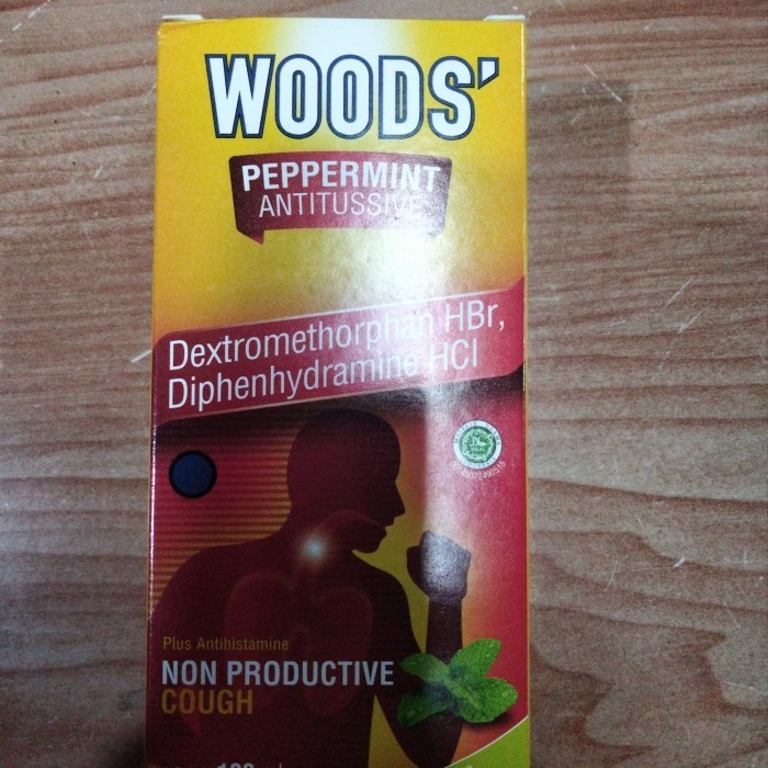 Woods Antitussive 100 Ml Obat Batuk Kering Woods Merah 100 Ml