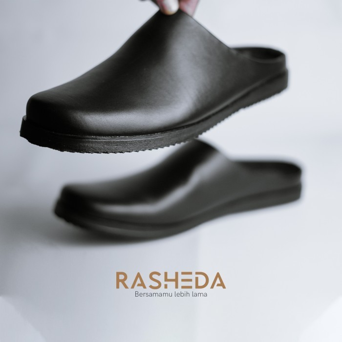 Sepatu Sandal Pria Kulit Asli Rasheda Gr 51 Selop Tutong Bustong Jumbo
