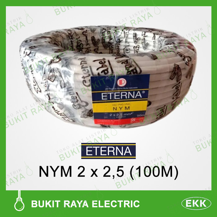 Eterna Kabel NYM 2x2,5 100 Meter