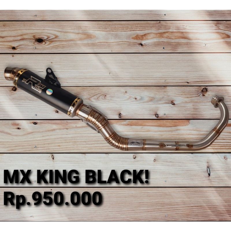 KNALPOT RJM MX KING BLACK