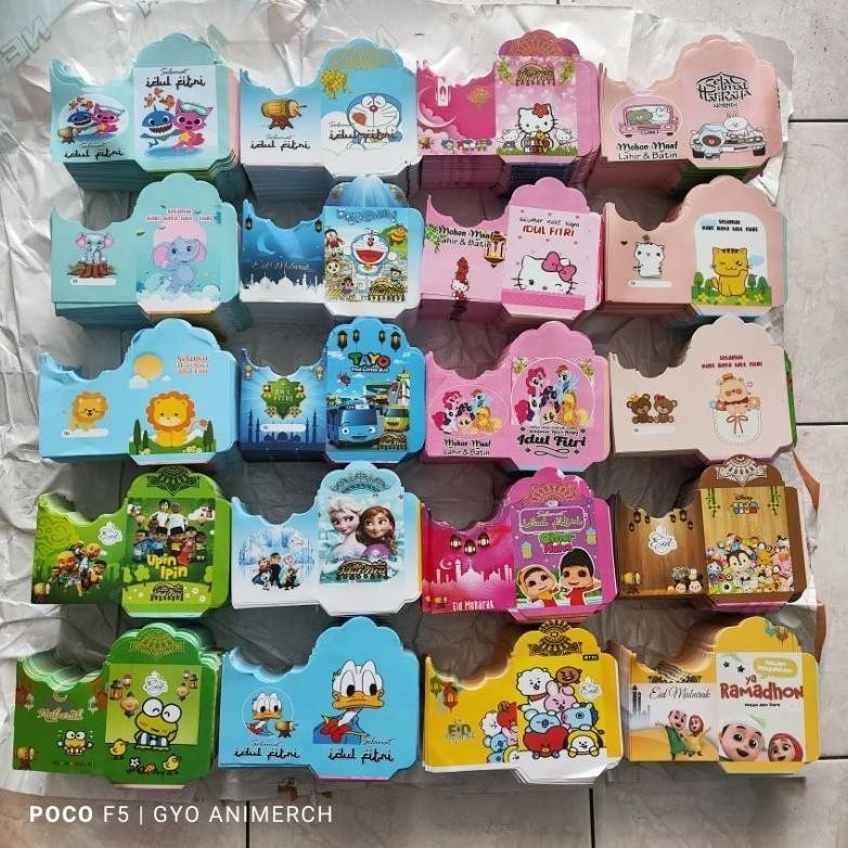 

ORIGINAL 1000 LEMBAR AMPLOP LEBARAN 2024 UKURAN MEDIUM LENGKUNG PO99