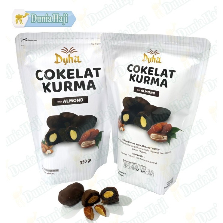 

Cokelat Kurma 350Gr Isi Almond Lapis Coklat Chocolate Dates With Almon