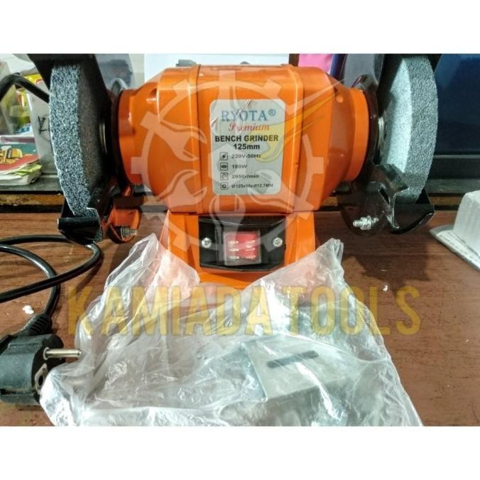 Mesin Gerinda Duduk 5 Inci Asah Batu Inci Ryota Bench Grinder