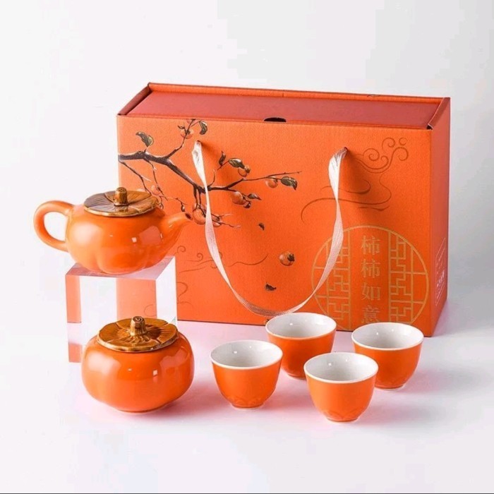 

Hampers Chinese Tea Set Gift Hadiah Tea Set Imlek Premium