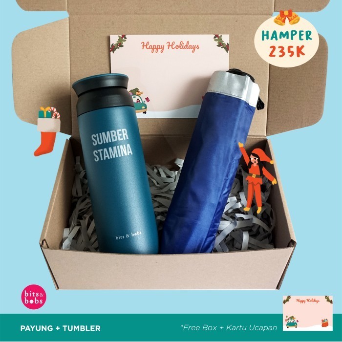 

Bits & Bobs - Hamper 235K (Payung + Tumbler)
