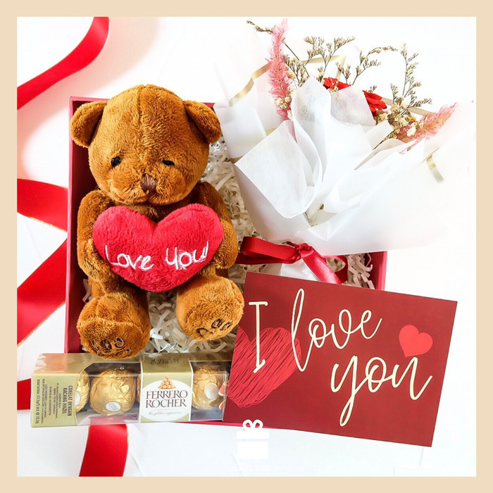 

Box Of Love - Valentine Gift / Kado Valentine / Pasangan / Hampers