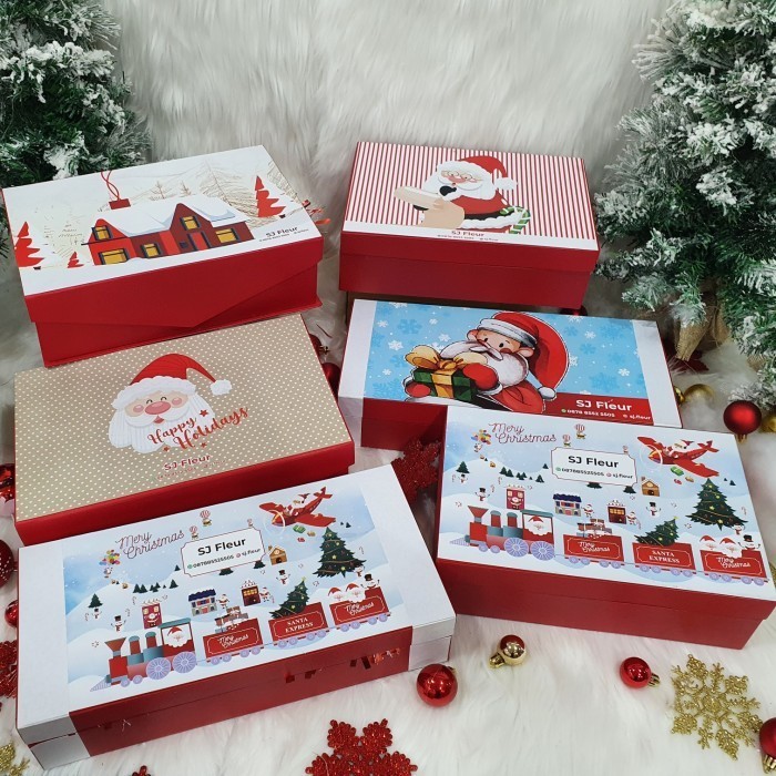 

Paket Dekorasi Hampers Natal Christmas Parcel Hadiah Kue Kering 34