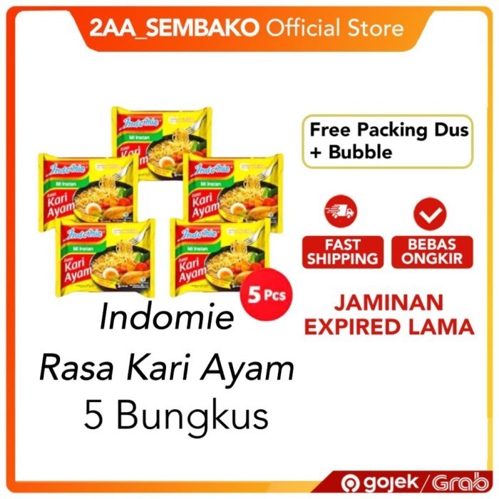 

Indoe Kari Ayam - 5 Pcs 5 Bungkus Bundling Paket Indoe