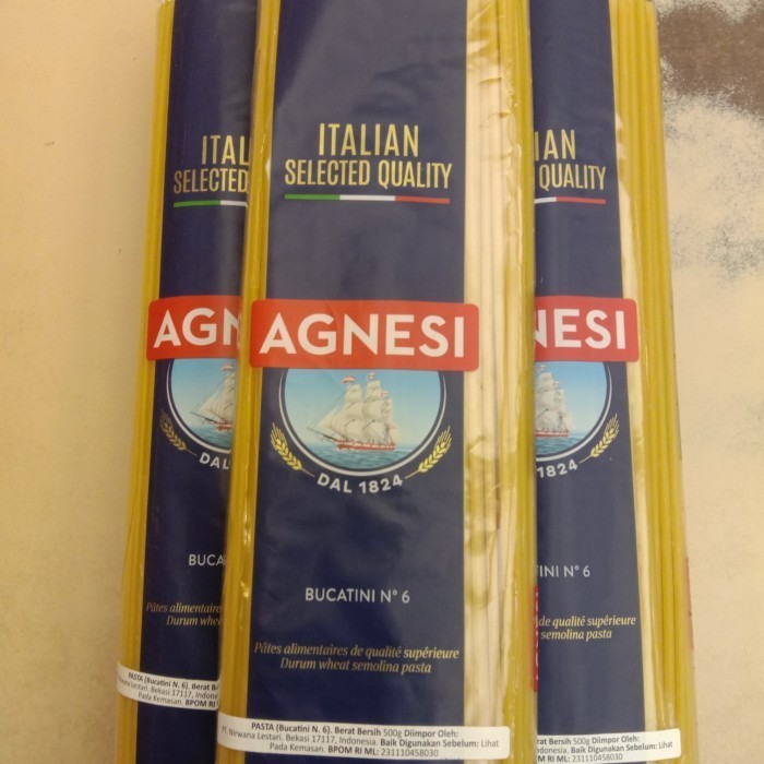 

Agnesi Bucatini N.6 500 Gr/Pasta