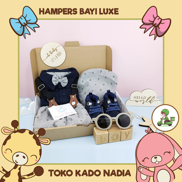

Hampers Baby Newborn Luxe Parsel Bayi Kado Lahiran Akikah Gift