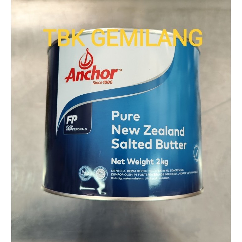 

Anchor Tinned Butter 2Kg Golden Fern 2Kg