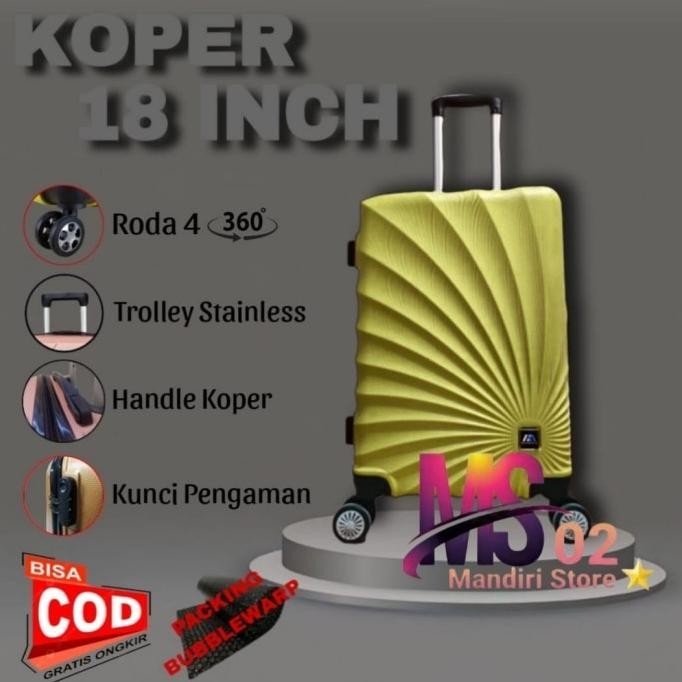 100%Berkualitas Koper 18 Inch,Koper Polo Geneva 031,Koper Kecil,Koper Zairnazenada