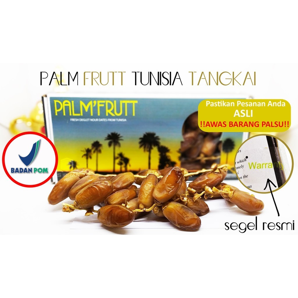 

MJS Kurma Palm Fruit 500gr / Kurma Tunisia BPOM Original Segel Resmi