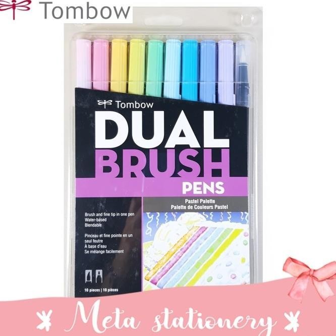

Dual Brush Pen Tombow Pastel Pallete Isi 10Pc |Murah