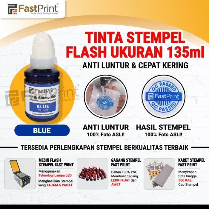 

Tinta Stempel Flash Fast Print Warna Ungu (Purple Ink) 135Ml