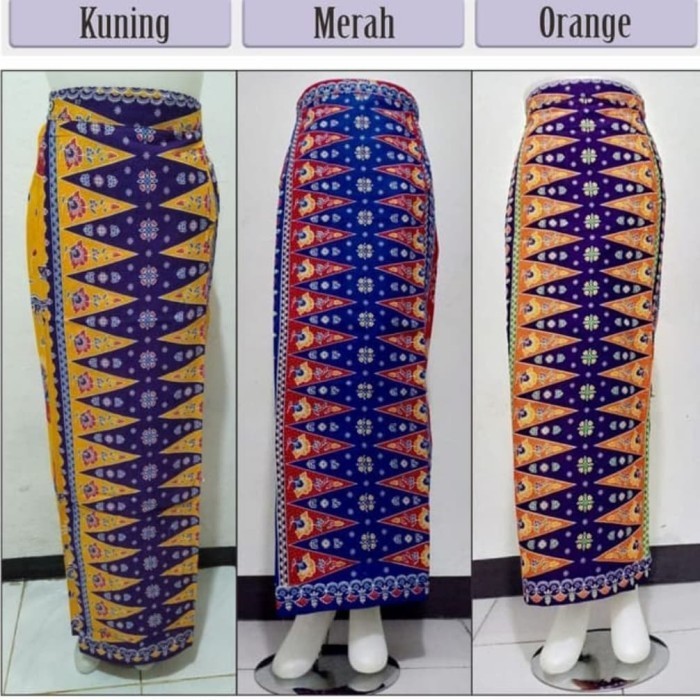 Rok Batik /Rok Betawi/Rok Motif Ondel Ondel